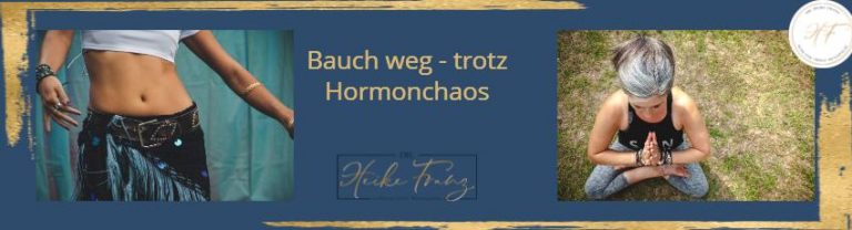 Banner Bauch weg trotz Hormonchaos